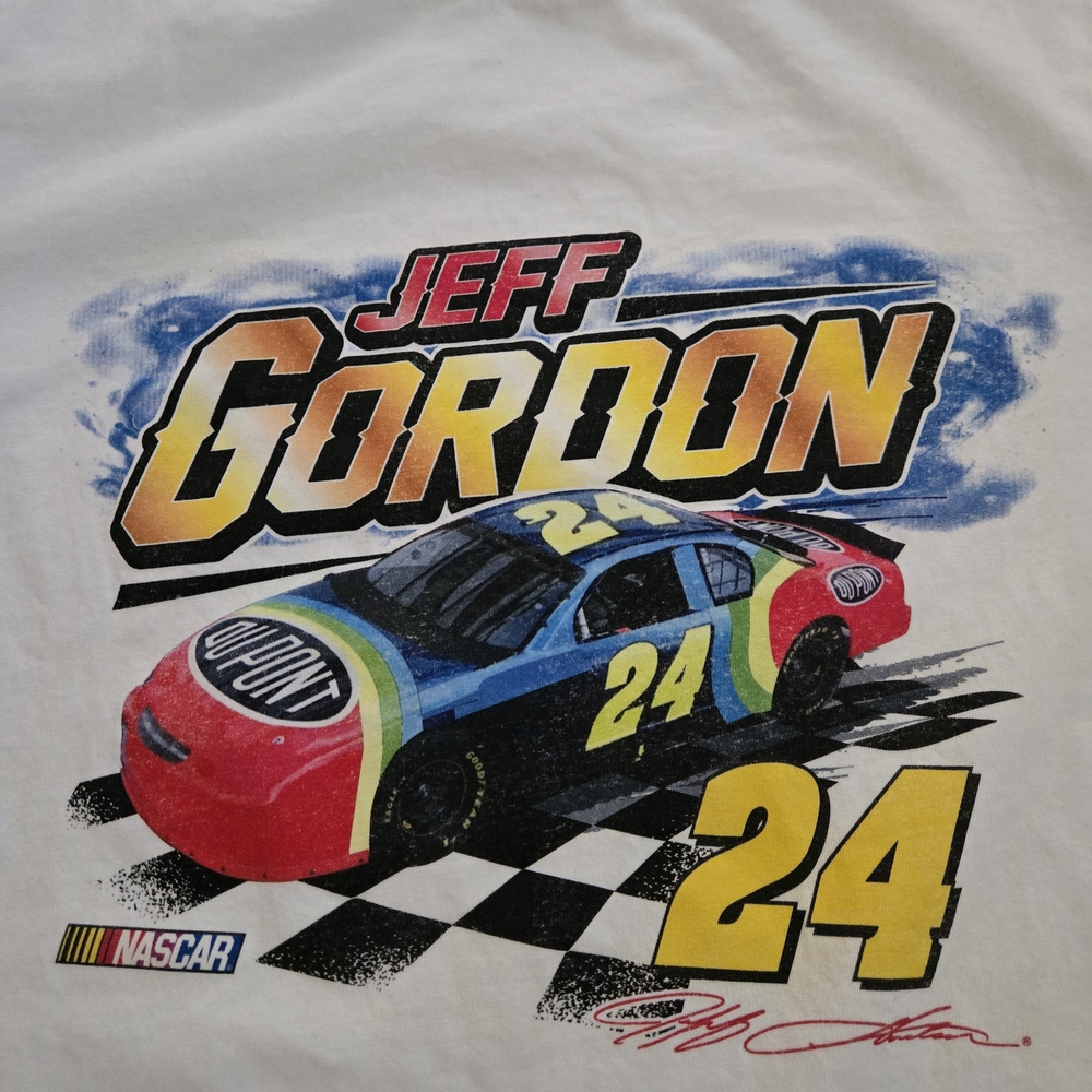Jeff Gordon 24 New Era Graphic Tee Shirt Medium Nascar